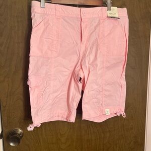 St John’s Bay Light Pink Women's Cargo Shorts